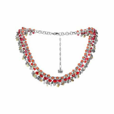 Колье из коралла, нефрита и Тагуа CORENTINE 15--61016
