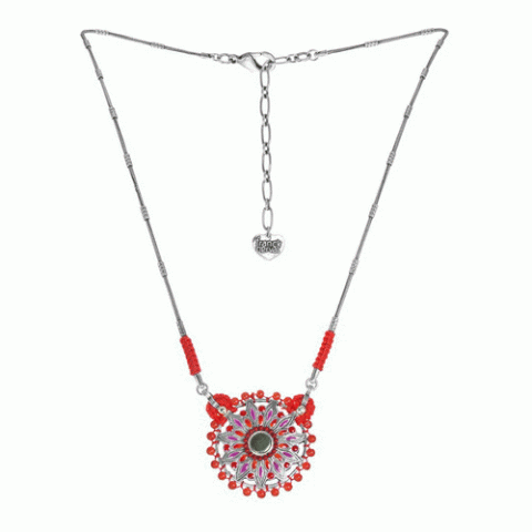 Колье из коралла, нефрита и Тагуа CORENTINE 15--61017