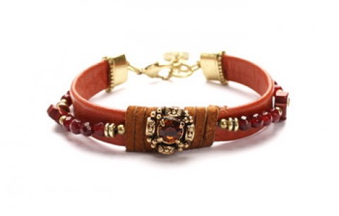 Браслет Exoal - Bracelet leather elegante