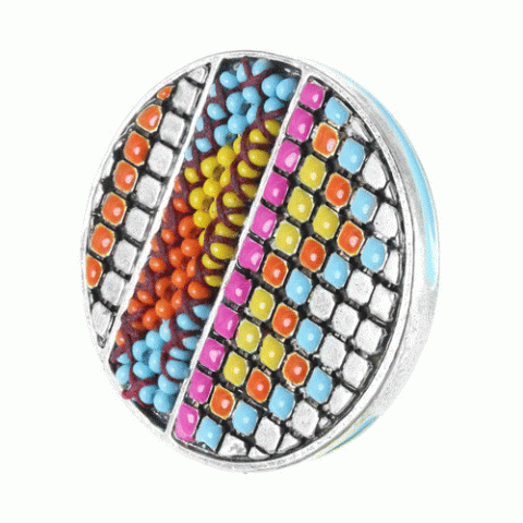 Кольцо из говлита, содалита и ракушки TITA LOCA 19--60931