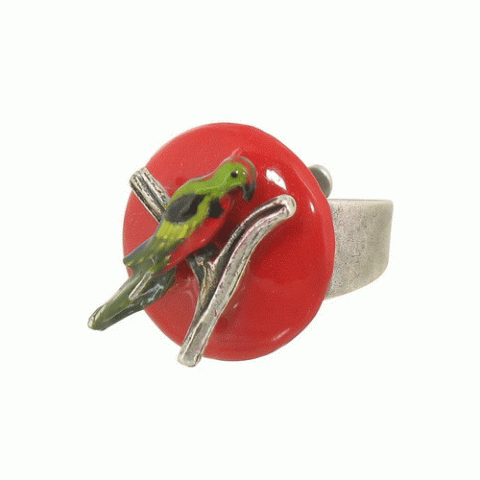 Кольцо из лазурита и малахита ARA red ring