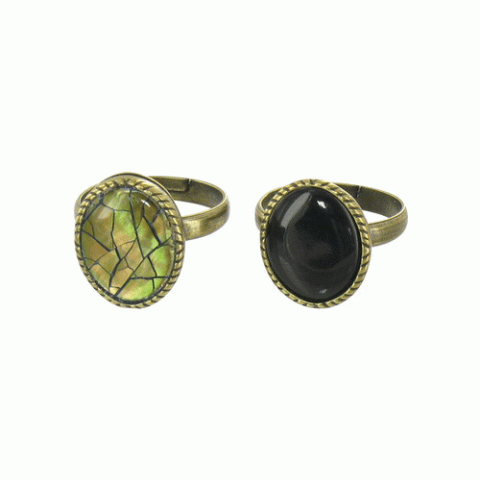 Кольцо из коралла и ляписа Mouneissa 2 oval 