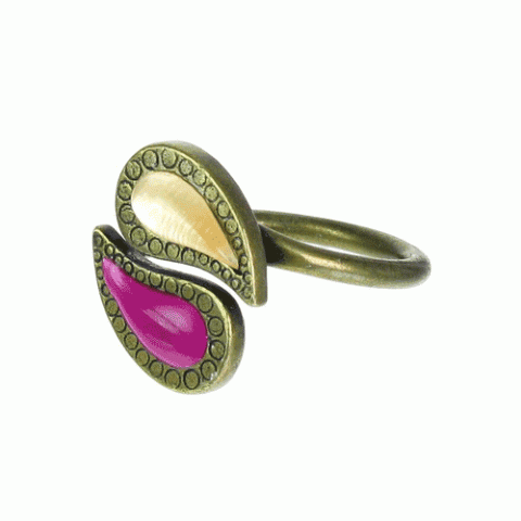 Кольцо из тигрового глаза, авантюрина, коралла MELISSANDRE 19--60720
