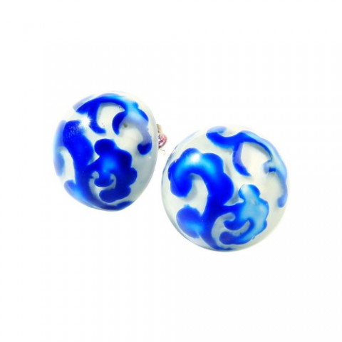 Серьги Zsiska - Baroque blue PAIR