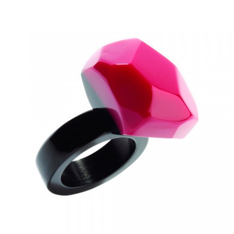 Кольцо Zsiska - Gems solid red L