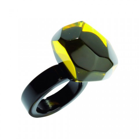 Кольцо Zsiska - Gems transparent yellow L