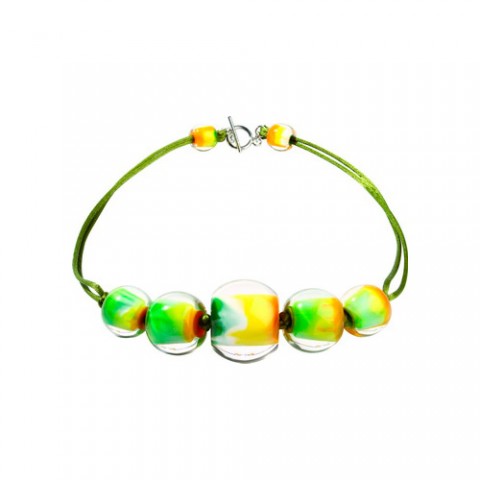 Колье Zsiska - Colourful Beads yellow sn