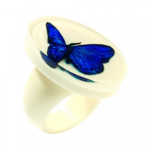 Кольцо Zsiska - Butterfly blue zaha L