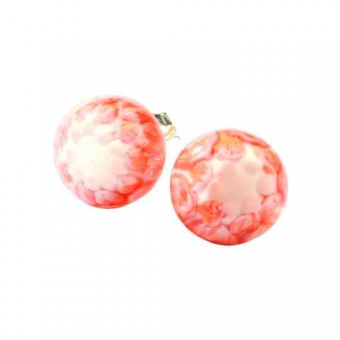Серьги Zsiska - Lotus peach mini